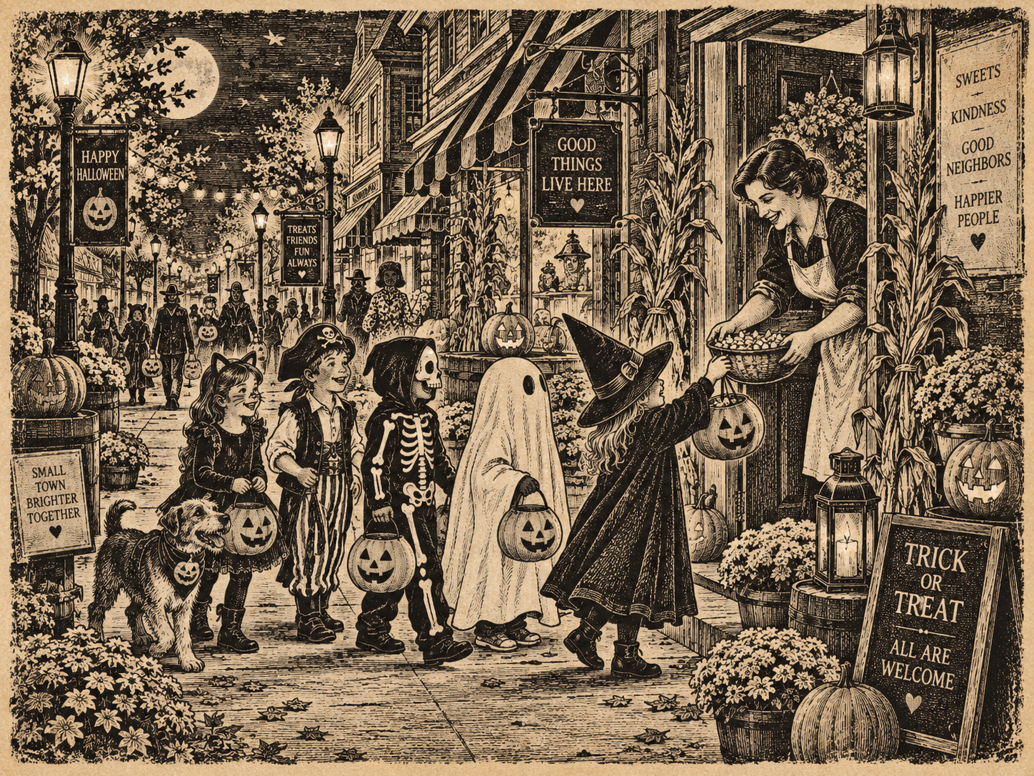 Trick-or-Treat on Center Street Trick-or-Treat on Center Street